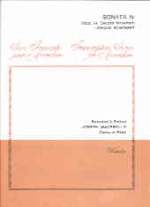 Schobert Sonata Iv Accordion Sheet Music Songbook