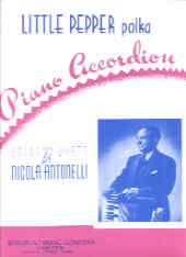 Antonelli Little Pepper Polka Accordion Sheet Music Songbook