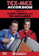 Tex Mex Accordion Jimenez / Alexander Dvd Sheet Music Songbook