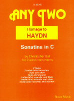 Homage To Haydn Ball (2 Wind Instruments) Sheet Music Songbook