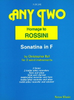 Homage To Rossini Ball (2 Wind Instruments) Sheet Music Songbook
