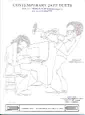 Contemporary Jazz Duets All Treble Clef Instrument Sheet Music Songbook
