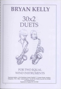 Kelly 30 X 2 Duets Treble Clef Instruments Sheet Music Songbook