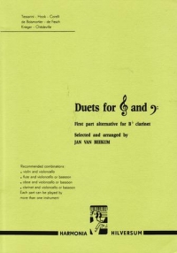 Duets For Treble And Bass Clef Instruments Beekum Sheet Music Songbook