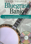 Teach Yourself Bluegrass Banjo Trischka Book&cd Sheet Music Songbook