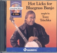 Hot Licks For Bluegrass Banjo 2 Cds Sheet Music Songbook