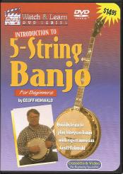 Introduction To 5 String Banjo Primer Hohwald Dvd Sheet Music Songbook