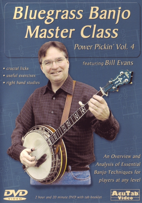 Power Pickin 4 Bluegrass Banjo Master Evans Dvd Sheet Music Songbook