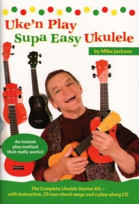 Uken Play Supa Easy Ukulele Book & Cd Sheet Music Songbook