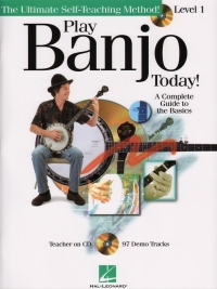 Play Banjo Today Level 1 Beginners Pack Bk/cd/dvd Sheet Music Songbook