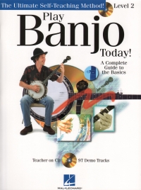 Play Banjo Today Level 2 Book & Cd Sheet Music Songbook