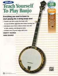 Teach Youself To Play Banjo Manus + Cd & Dvd Sheet Music Songbook