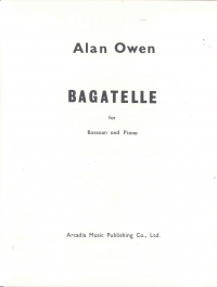Owen Bagatelle Bassoon Sheet Music Songbook