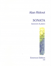 Ridout Sonata Bassoon & Piano Sheet Music Songbook