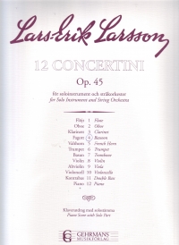 Larsson Concertino Op45 No 4 Bassoon Sheet Music Songbook