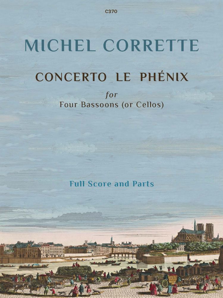 Corrette Concerto Le Phenix 4 Bassoons Or Cellos Sheet Music Songbook