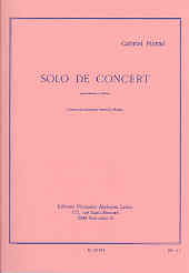 Pierne Solo De Concert Op35 Bassoon & Piano Sheet Music Songbook