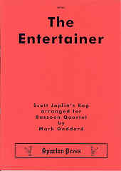 Entertainer Joplin/goddard 4 Bassoons Sheet Music Songbook