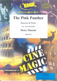 Pink Panther Bassoon & Piano Reift Sheet Music Songbook