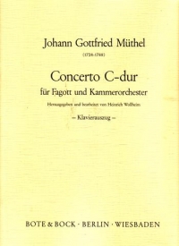 Muethel Bassoon Concerto Sheet Music Songbook
