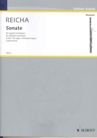Reicha Sonata Bb Major Bassoon & Piano Sheet Music Songbook