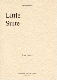 Lewis Little Suite Bassoon & Piano Sheet Music Songbook