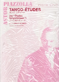 Piazzolla Tango Etudes Bassoon & Piano Sheet Music Songbook