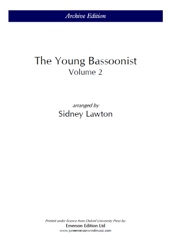 Young Bassoonist Vol. 2 Lawton Sheet Music Songbook