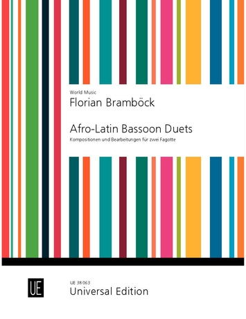 Brambock Afro-latin Bassoon Duets Perf Score Sheet Music Songbook