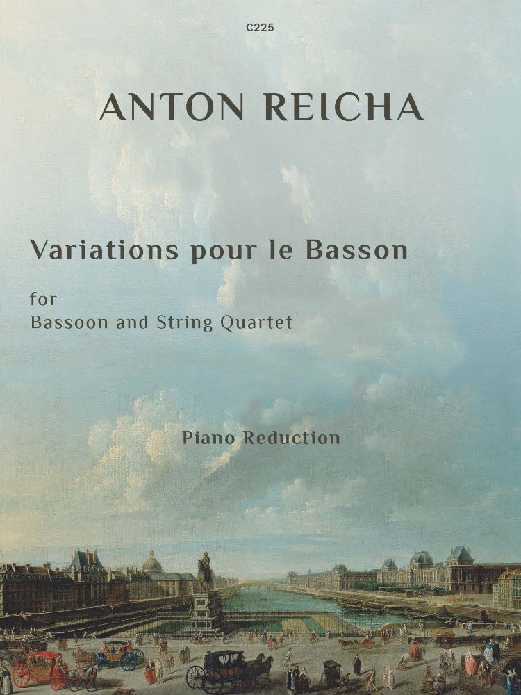Reicha Variations Bassoon & Piano Reduction Sheet Music Songbook