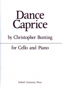 Bunting Dance Caprice Cello Sheet Music Songbook