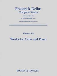 Delius Complete Works Vol 31c Works For Cello Sheet Music Songbook
