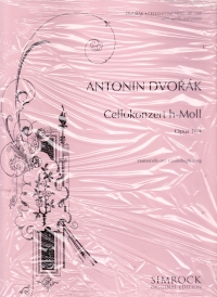Dvorak Concerto Op104 Bmin Cello Sheet Music Songbook