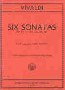 Vivaldi Six Sonatas Rv 47, 41, 43, 45, 40, 46 Vcl Sheet Music Songbook