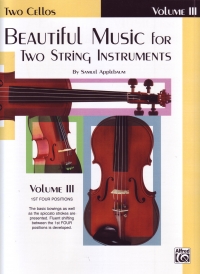 Beautiful Music For Two String Insts Vol 3 Cello Sheet Music Songbook