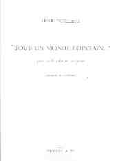 Dutilleux Tout Un Monde Lontain Cello & Piano Sheet Music Songbook