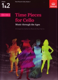 Time Pieces For Cello Vol 1 Black/harris Sheet Music Songbook