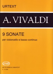 Vivaldi Sonatas ( 9 Surviving ) Pejtsik Cello Sheet Music Songbook
