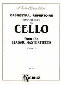Cello Masterpieces Vol 1 Orchestral Repertoire Sheet Music Songbook