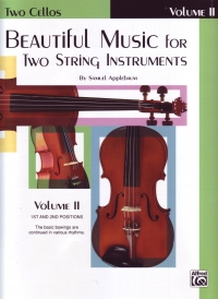 Beautiful Music For Two String Insts Vol 2 Cello Sheet Music Songbook