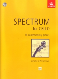 Spectrum Cello Bruce Book & Cd Sheet Music Songbook