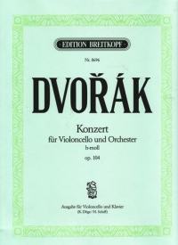 Dvorak Concerto B Min Op104 Cello Sheet Music Songbook