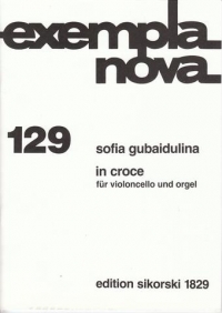 Gubaidulina In Croce Cello & Organ Sheet Music Songbook