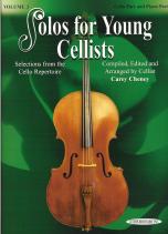 Solos For Young Cellists Vol 3 Cheney Sheet Music Songbook