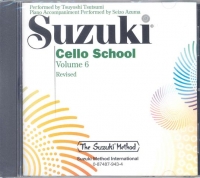 Suzuki Cello School Vol 6 Cd Tsutsumi Revised Sheet Music Songbook