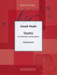 Haydn Duetto Cello Sheet Music Songbook