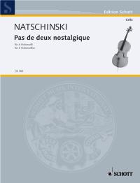 Natschinski Pas De Deux Nostalgique 4 Cellos Sheet Music Songbook