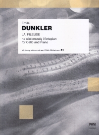 Dunkler La Fileuse Op15 Cello Sheet Music Songbook