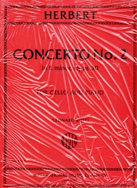 Herbert Concerto No 2 Op30 Cello & Piano Sheet Music Songbook