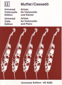 Muffat Arioso Cassado Cello Sheet Music Songbook